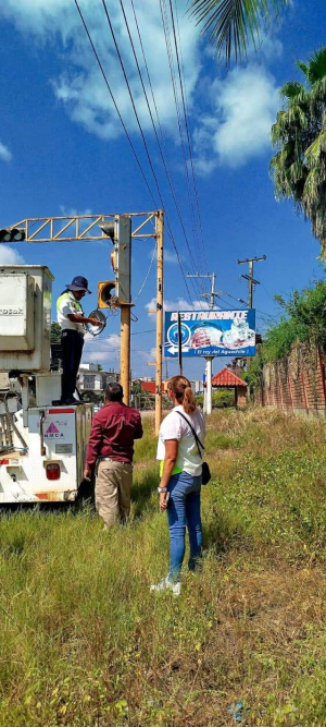 Por fin arreglan semáforos en la Poza Rica-Coatzintla