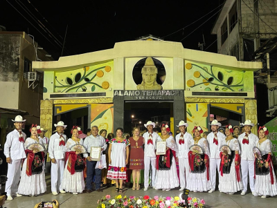 Álamo Temapache celebra el Mitote Folklórico, una fiesta de danza que promueve la tradición y la integración social