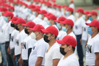 SOLDADOS DEL SMN JURARÁN BANDERA