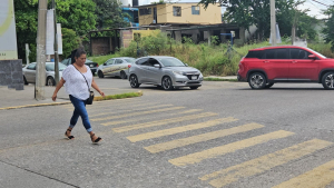 Crucero vial peligroso en Poza Rica