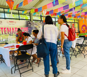 Instalan taller de bordado en parque temático Takilhsukut