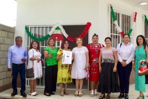 Entrega de obra en el Jardín de Niños Guadalupe Gómez Márquez