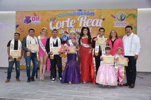 Coronan a los integrantes de la corte real del Carnaval Tihuatlán 2023