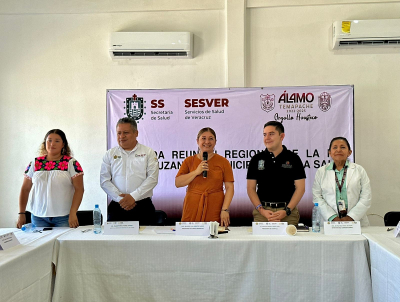 Álamo sede de la Reunión Regional de la Red Veracruzana de Municipios por la Salud