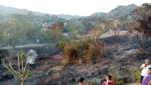 Incendio provoca alarma en Tihuatlán