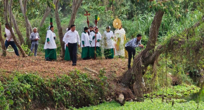 En Naranjos se unen en oración para pedir lluvias