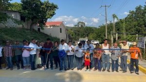 Entregan Segunda Etapa de Pavimentación con Concreto Hidráulico en Calle Ignacio Ríos, Localidad de La Defensa