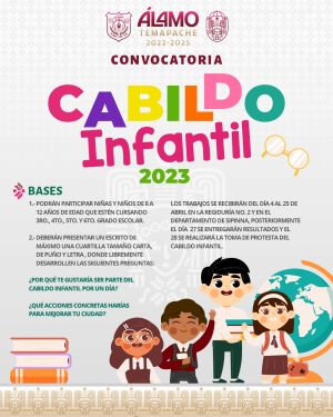 Convocan a menores a participar en el Cabildo Infantil