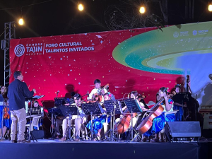 Un éxito presentación de orquesta infantil en la Cumbre Tajín 2023