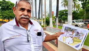 Alcalde de Poza Rica tendrá monumento en parque de la ciudad