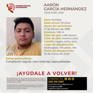 Desaparece un joven de Miahuapan, Tihuatlán