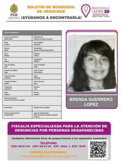 Buscan a jovencita desaparecida desde hace un mes